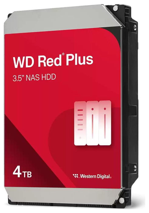 Western Digital Red Plus WD40EFPX 4 TB 3.5 pulg. 5400 RPM SATA III Western Digital Red Plus WD40EFPX 4 TB 3.5 pulg. 5400 RPM SATA III