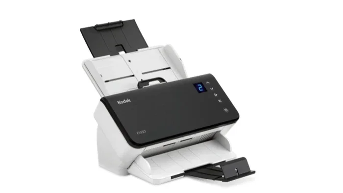 Kodak E1030 Escáner de Documentos ADF A4 Color 600 DPI USB 3.2 Negro y Blanco con Opción para Accesorio de Cama Plana