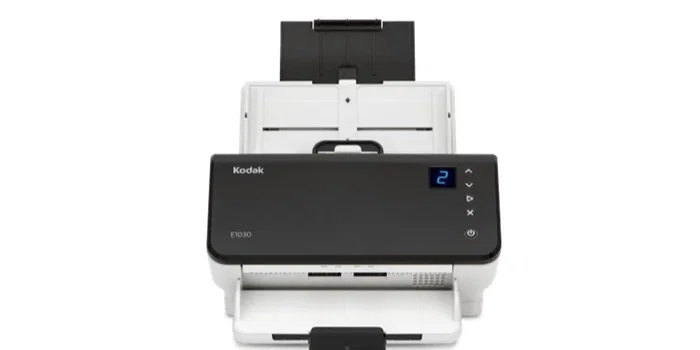 Kodak E1030 Escáner de Documentos ADF A4 Color 600 DPI USB 3.2 Negro y Blanco con Opción para Accesorio de Cama Plana