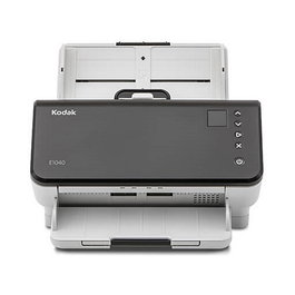 Kodak E1040 Escáner de Documentos A4, 40 Páginas/Min, Duplex, Alimentador ADF 80 Hojas, USB 3.2, 600 x 600 DPI, Blanco y Negro