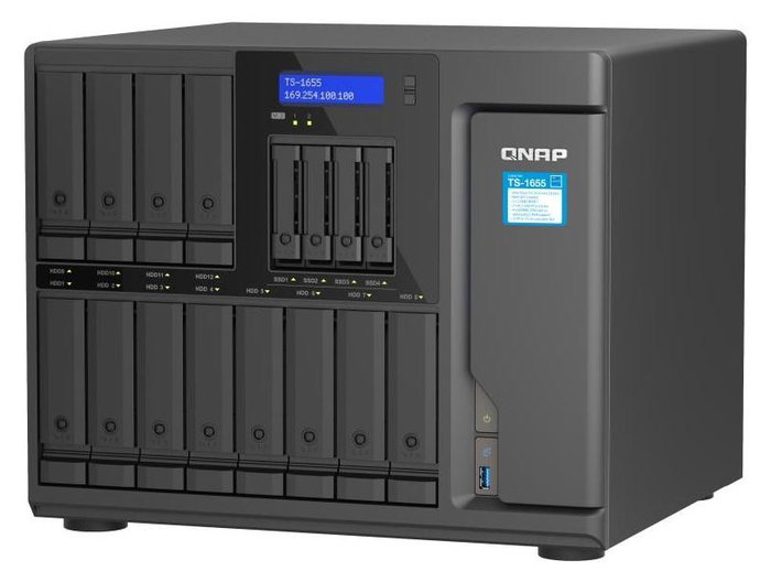 QNAP TS-1655-8G NAS de 16 bahías con Intel Atom