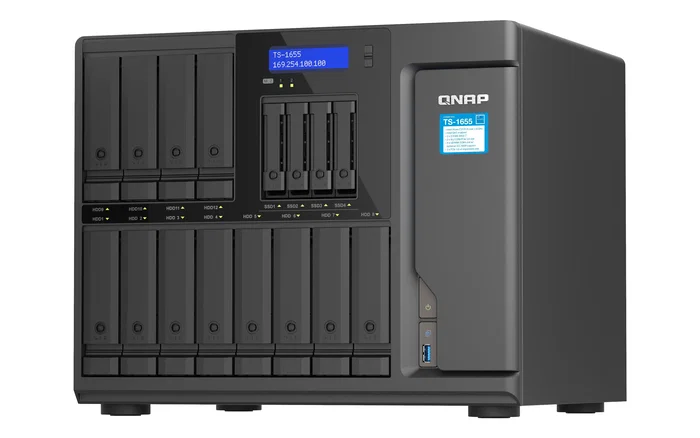 Qnap Servidor NAS TS-1655 16 Bahías 2.5 Gigabit Ethernet