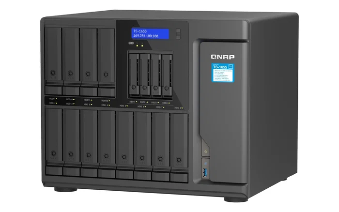 Qnap Servidor NAS TS-1655 16 Bahías 2.5 Gigabit Ethernet
