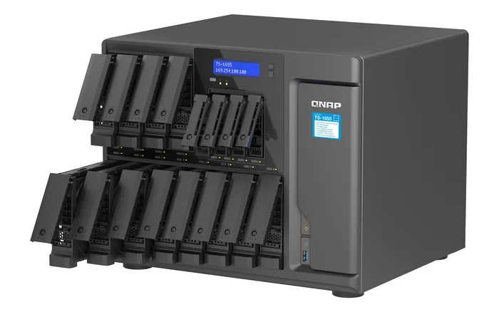 Qnap Servidor NAS TS-1655 16 Bahías 2.5 Gigabit Ethernet