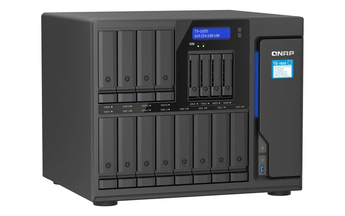 Qnap Servidor NAS TS-1655 16 Bahías 2.5 Gigabit Ethernet