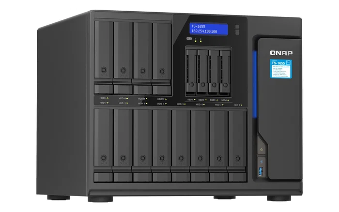 Qnap Servidor NAS TS-1655 16 Bahías 2.5 Gigabit Ethernet