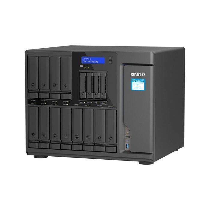 QNAP TS-1655-8G NAS Torre Intel Atom C5125 8 GB DDR4 Negro