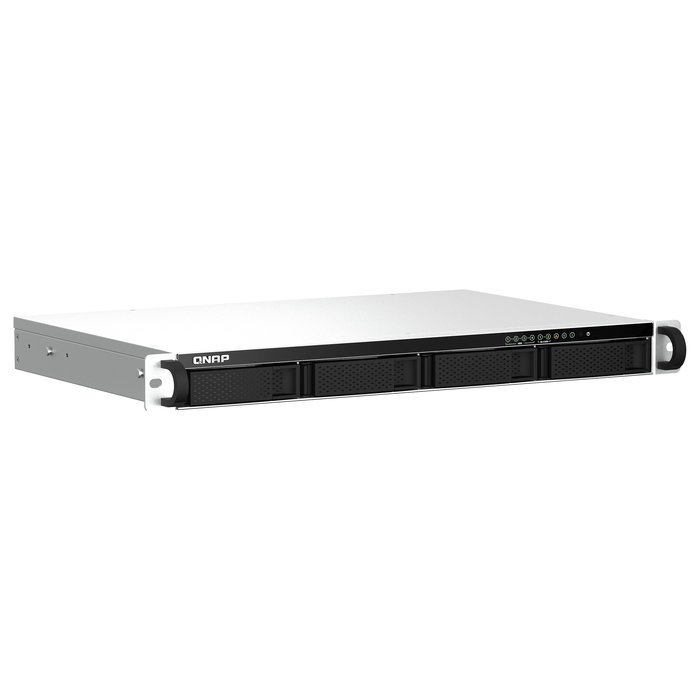 QNAP TS-464EU-8G NAS 1U Rackmount de 4 Bahías con Procesador Intel Celeron N5095 Quad-Core, 8GB DDR4, 2 Puertos LAN de 2.5GbE, Compatible con HDD/SSD y M.2