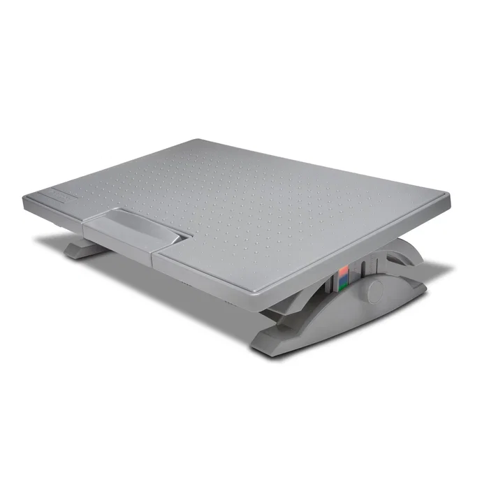 Kensington K50409EU SmartFit SoleMate Pro Reposapiés Ergonómico - Ajustable en Altura y Ángulo, Gris, Sistema SmartFit, Antideslizante, Oficina y Hogar