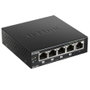 D-Link DGS-1005P/E Switch de 5 puertos Gigabit con 4 puertos PoE+