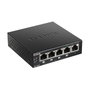 D-Link DGS-1005P/E Switch de 5 puertos Gigabit con 4 puertos PoE+