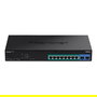 TRENDnet TPE-1021WS Switch Web Smart Gigabit PoE+ de 10 Puertos, 8x PoE de 30W, 2 SFP, Gestionado L2/L3/L4, Montaje en Rack, 20 Gbps