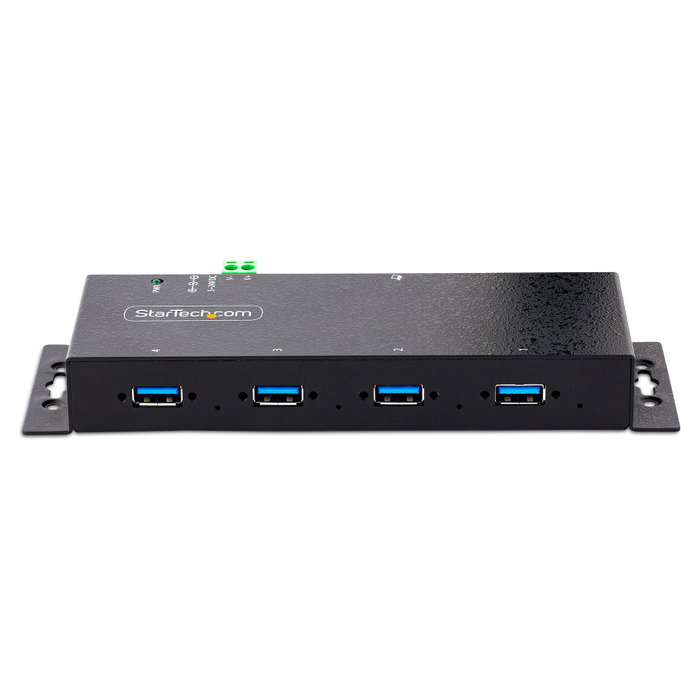 StarTech.com Hub Industrial USB 3.0 de 4 Puertos 5Gbps Negro StarTech.com Hub Industrial USB 3.0 de 4 Puertos 5Gbps Negro