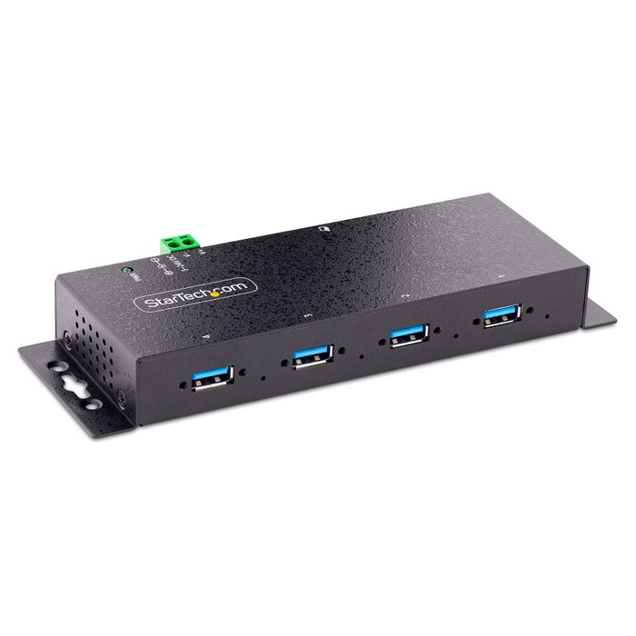 StarTech.com Hub Industrial USB 3.0 de 4 Puertos 5Gbps Negro StarTech.com Hub Industrial USB 3.0 de 4 Puertos 5Gbps Negro