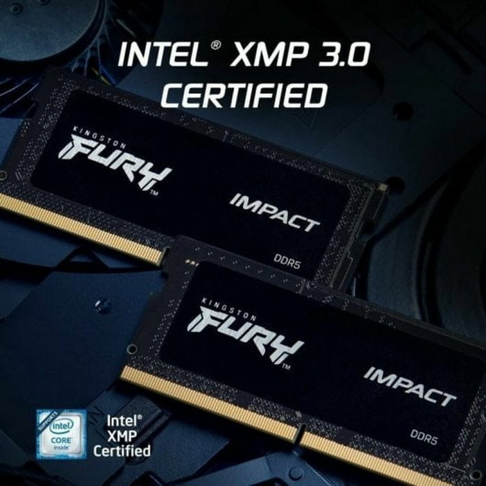 Kingston FURY Impact 64 GB DDR5 5600 MT/s SODIMM Kit 2x32GB CL40 Kingston FURY Impact 64 GB DDR5 5600 MT/s SODIMM Kit 2x32GB CL40