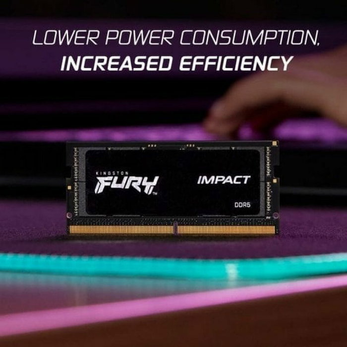 Kingston FURY Impact 64 GB DDR5 5600 MT/s SODIMM Kit 2x32GB CL40 Kingston FURY Impact 64 GB DDR5 5600 MT/s SODIMM Kit 2x32GB CL40