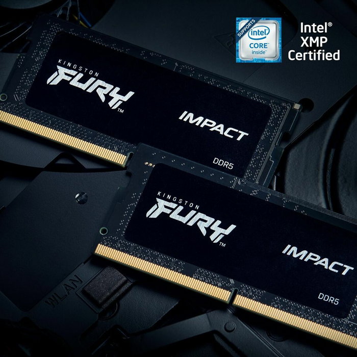 Kingston FURY Impact 64 GB DDR5 5600 MT/s SODIMM Kit 2x32GB CL40 Kingston FURY Impact 64 GB DDR5 5600 MT/s SODIMM Kit 2x32GB CL40