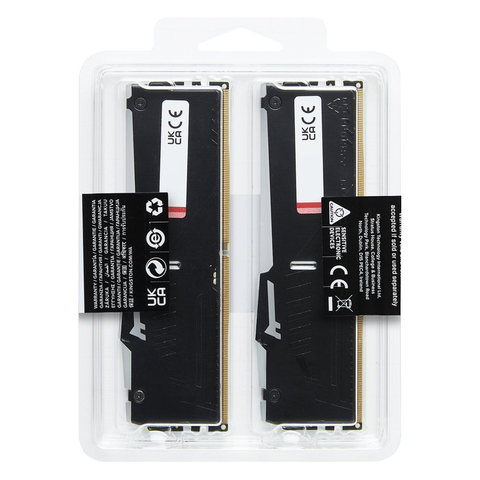Kingston FURY Beast 16GB DDR5 6000MT/s CL36 Kit de 2 RGB EXPO