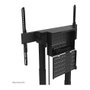 Neomounts FL55-875BL1 Soporte de Suelo Móvil Motorizado para Pantallas de 55-100 Pulgadas - Negro