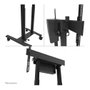 Neomounts FL55-875BL1 Soporte de Suelo Móvil Motorizado para Pantallas de 55-100 Pulgadas - Negro