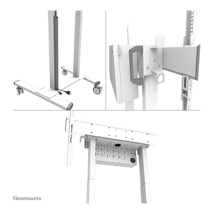 Newstar Neomounts FL55-875WH1 Soporte Móvil Motorizado para Pantallas 55-100 Pulgadas - Blanco