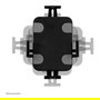 Neomounts WL15-625BL1 Soporte de pared para tablet giratorio universal 7.9'' a 11'' con interfaz VESA 100x100 mm, Negro