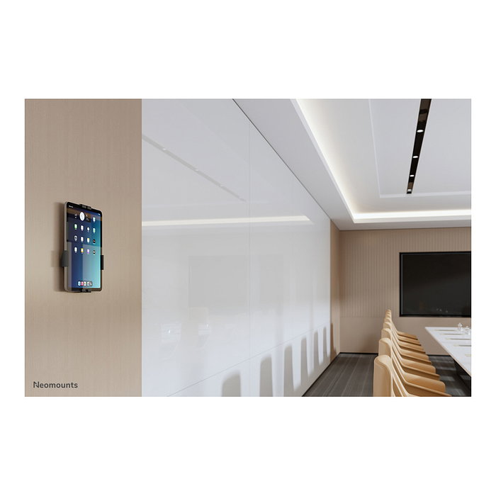 Neomounts WL15-625BL1 Drehbare Tablet-Wandhalterung für 7.9-11" Tablets, Rotación 360°, Universal, Bloqueable, Negro, Acero, 1 kg