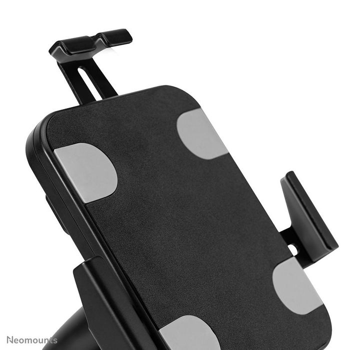Neomounts DS15-625BL1 Soporte de Escritorio para Tablet, 7.9-11", Inclinable 130° y Giratorio 360°, Bloqueable, Fijación por Pernos, Universal, Negro