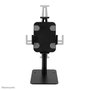 Neomounts DS15-625BL1 Soporte de Escritorio para Tablet, 7.9-11", Inclinable 130° y Giratorio 360°, Bloqueable, Fijación por Pernos, Universal, Negro