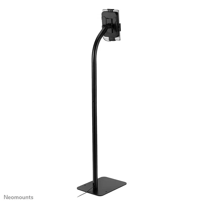 Neomounts Soporte de Suelo para Tableta Ajustable FL15-625BL1 - Giro 360°, Inclinación, para Pantallas de 7.9" a 11", Gestión de Cables, Negro
