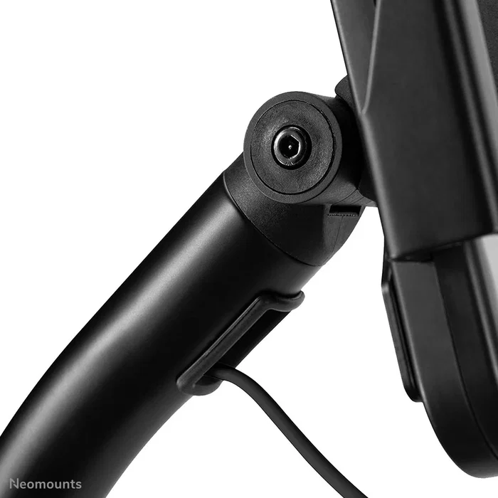 Neomounts Soporte de Suelo para Tableta Ajustable FL15-625BL1 - Giro 360°, Inclinación, para Pantallas de 7.9" a 11", Gestión de Cables, Negro