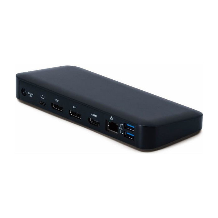 Acer USB Type-C Dock III - Estación de Acoplamiento con 4 Puertos USB, HDMI 2.0, DisplayPort, Ethernet Gigabit y Ranura Kensington - Negro