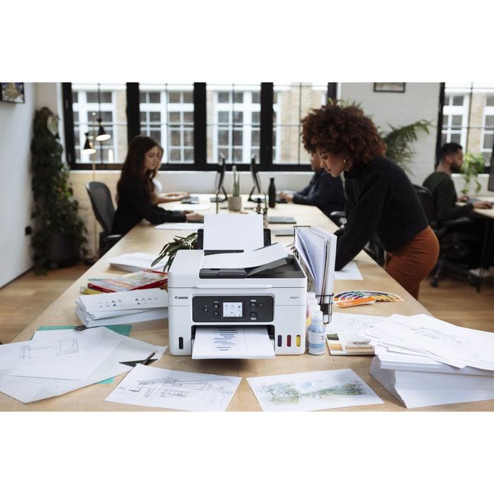 Canon MAXIFY GX4050 Multifunción MegaTank con Wi-Fi y Fax, Blanca Canon MAXIFY GX4050 Multifunción MegaTank con Wi-Fi y Fax, Blanca