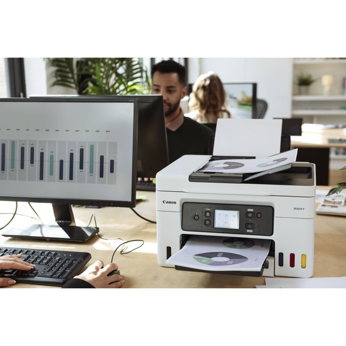 Canon MAXIFY GX4050 Multifunción MegaTank con Wi-Fi y Fax, Blanca Canon MAXIFY GX4050 Multifunción MegaTank con Wi-Fi y Fax, Blanca