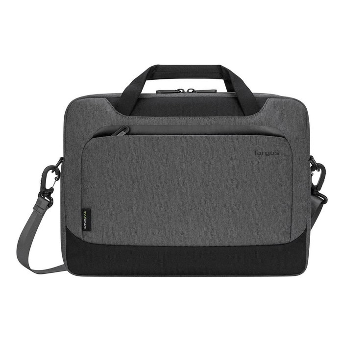Targus Cypress EcoSmart Maletín para Portátil 14 Pulgadas (35.6 cm), Bolsillo Frontal, Tirante para Hombro, Gris, 600 g, 380 mm * 325 mm * 40 mm