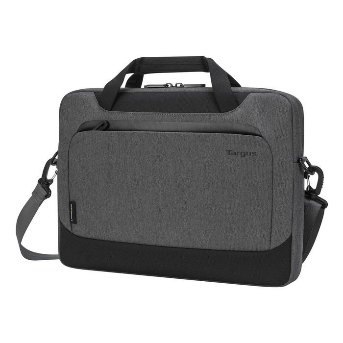 Targus Cypress EcoSmart Maletín para Portátil 14 Pulgadas (35.6 cm), Bolsillo Frontal, Tirante para Hombro, Gris, 600 g, 380 mm * 325 mm * 40 mm