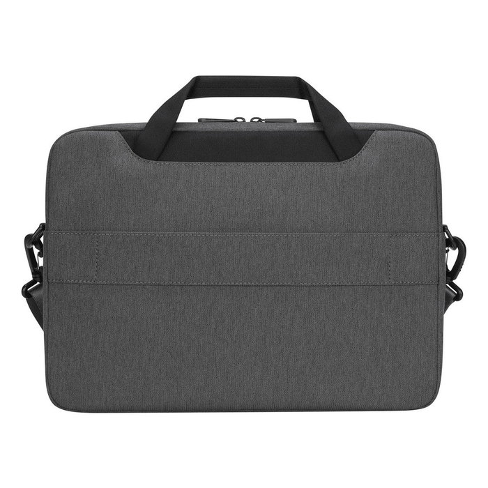 Targus Cypress EcoSmart Maletín para Portátil 14 Pulgadas (35.6 cm), Bolsillo Frontal, Tirante para Hombro, Gris, 600 g, 380 mm * 325 mm * 40 mm