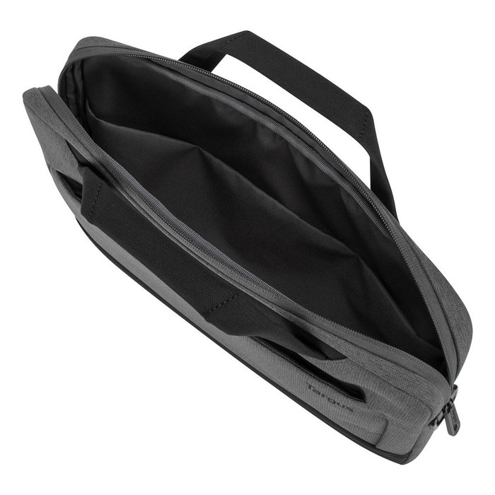 Targus Cypress EcoSmart Maletín para Portátil 14 Pulgadas (35.6 cm), Bolsillo Frontal, Tirante para Hombro, Gris, 600 g, 380 mm * 325 mm * 40 mm