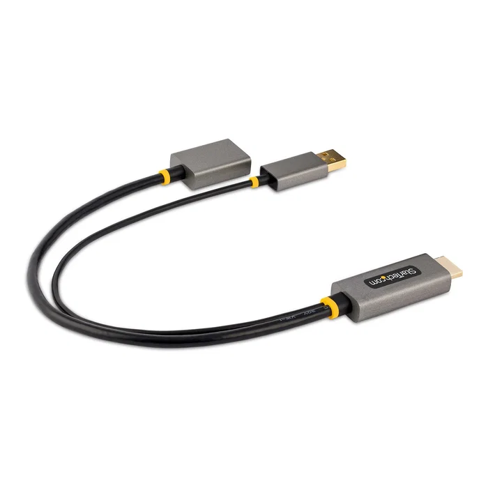 StarTech.com Adaptador HDMI a DisplayPort Activo 4K 60Hz USB-A 30cm