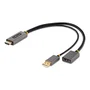 StarTech.com Adaptador HDMI a DisplayPort Activo 4K 60Hz USB-A 30cm