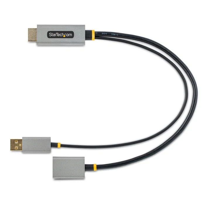 StarTech.com Adaptador HDMI a DisplayPort Activo 4K 60Hz USB-A 30cm