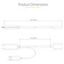 Startech Adaptador HDMI a DisplayPort Activo - 4K 60Hz - Alimentado por USB - Longitud 30 cm
