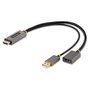 Startech Adaptador HDMI a DisplayPort Activo - 4K 60Hz - Alimentado por USB - Longitud 30 cm