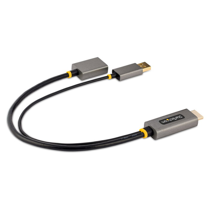 Startech Adaptador HDMI a DisplayPort Activo - 4K 60Hz - Alimentado por USB - Longitud 30 cm