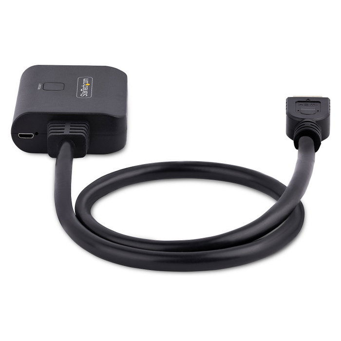 StarTech Divisor HDMI de 2 puertos 4K60 con cable de 50 cm
