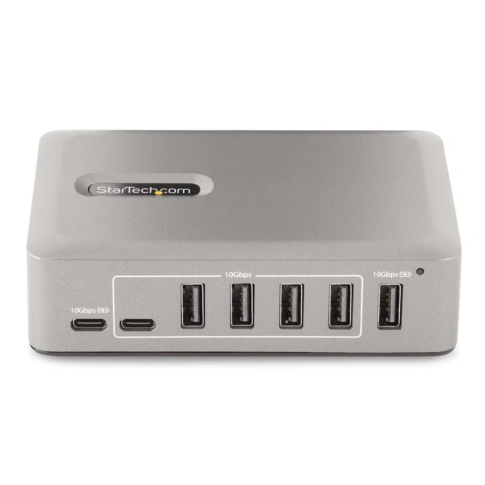 StarTech.com Hub USB-C de 10 Puertos (8x USB-A, 2x USB-C) con Fuente de 65W