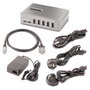 StarTech.com Hub Concentrador USB-C de 10 Puertos USB 3.2 Gen 2 - 8x USB-A / 2x USB-C con Fuente 65W, 10 Gbps, Certificación USB-IF, 1 m Cable, Gris