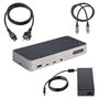 Startech USB-C Triple Monitor Docking Station - HDMI/DP Triple 4K Dock - 5x USB Hub - GbE - 100W PD Universal