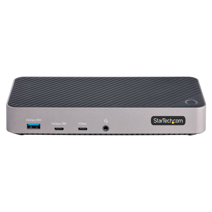 Startech USB-C Triple Monitor Docking Station - HDMI/DP Triple 4K Dock - 5x USB Hub - GbE - 100W PD Universal