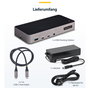 Startech USB-C Triple Monitor Docking Station - HDMI/DP Triple 4K Dock - 5x USB Hub - GbE - 100W PD Universal